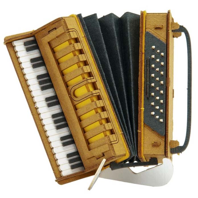 3D Papiermodell Akkordeon