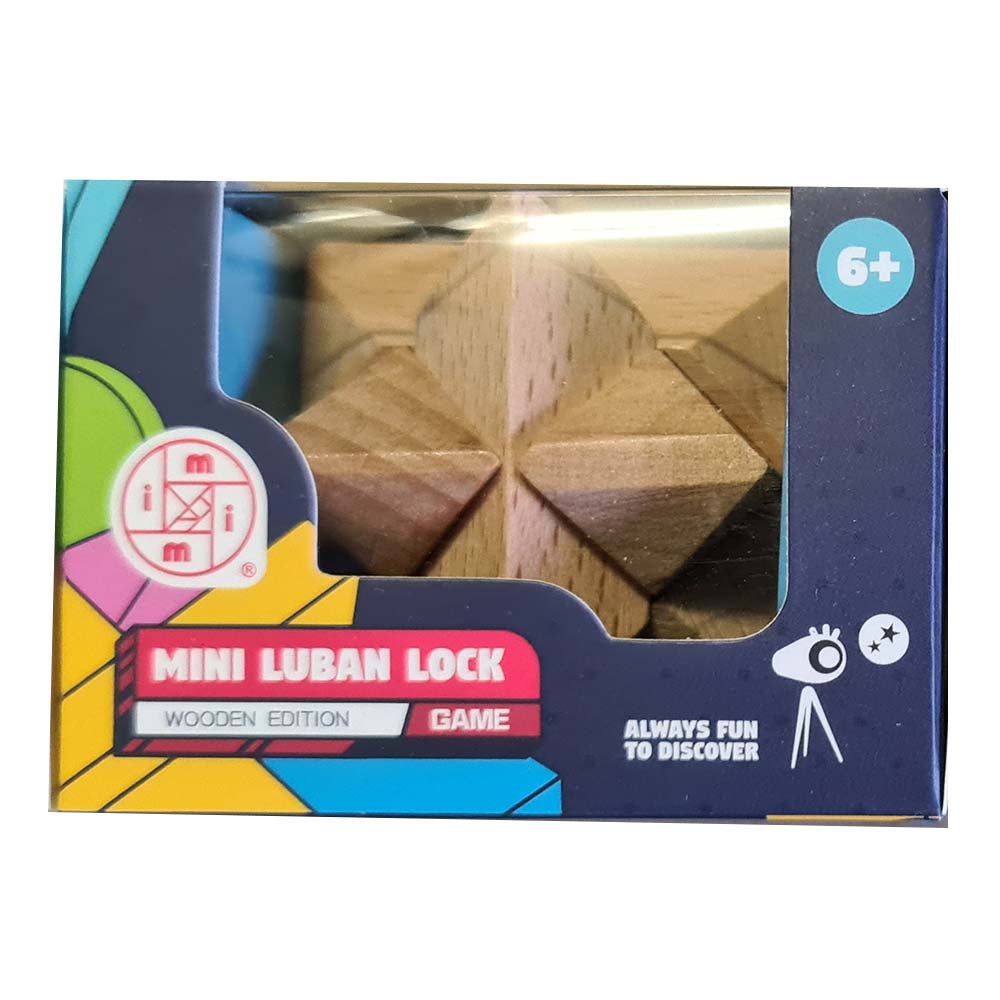 Mini Luban Lock Puzzle "Stern"