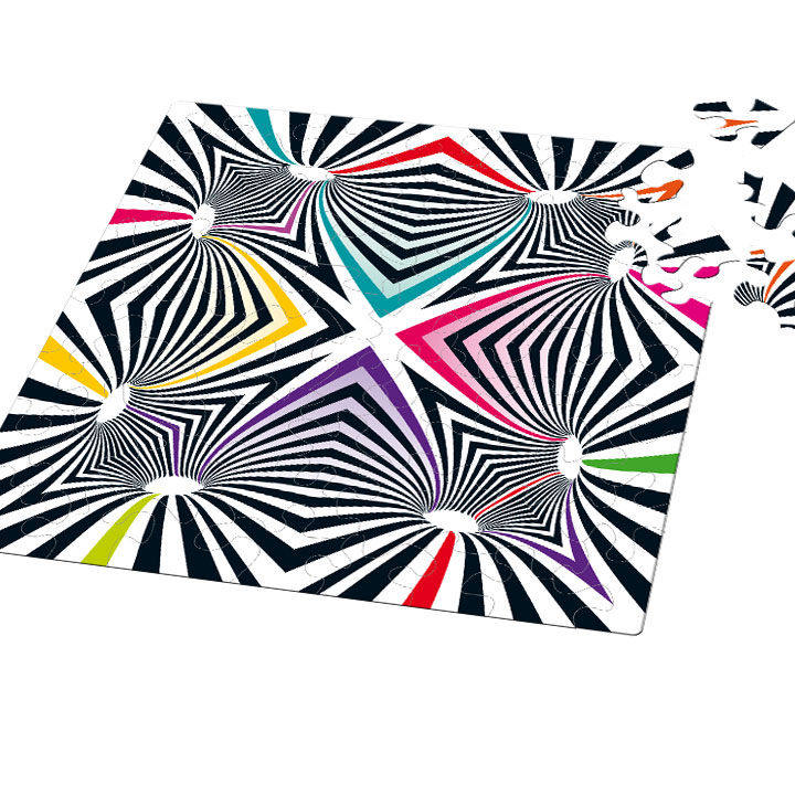 Puzzle Q "Shake-03: Poppige Farben 3"