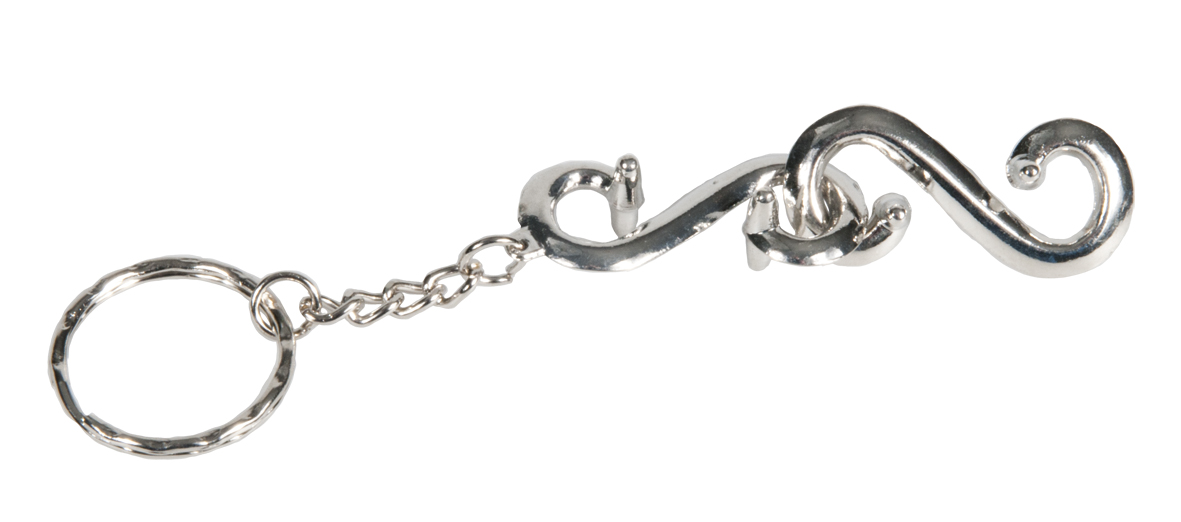 Schlüsselanhänger "2 Fragezeichen"