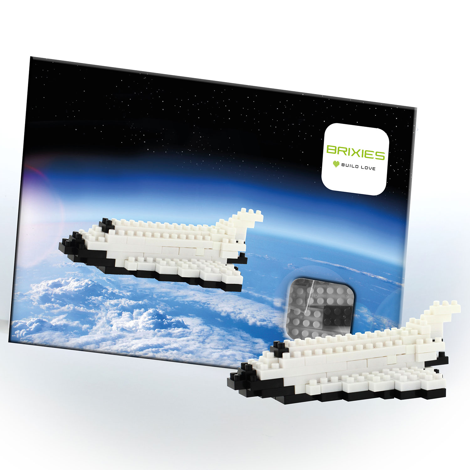 Brixies Postkarte Raumfähre