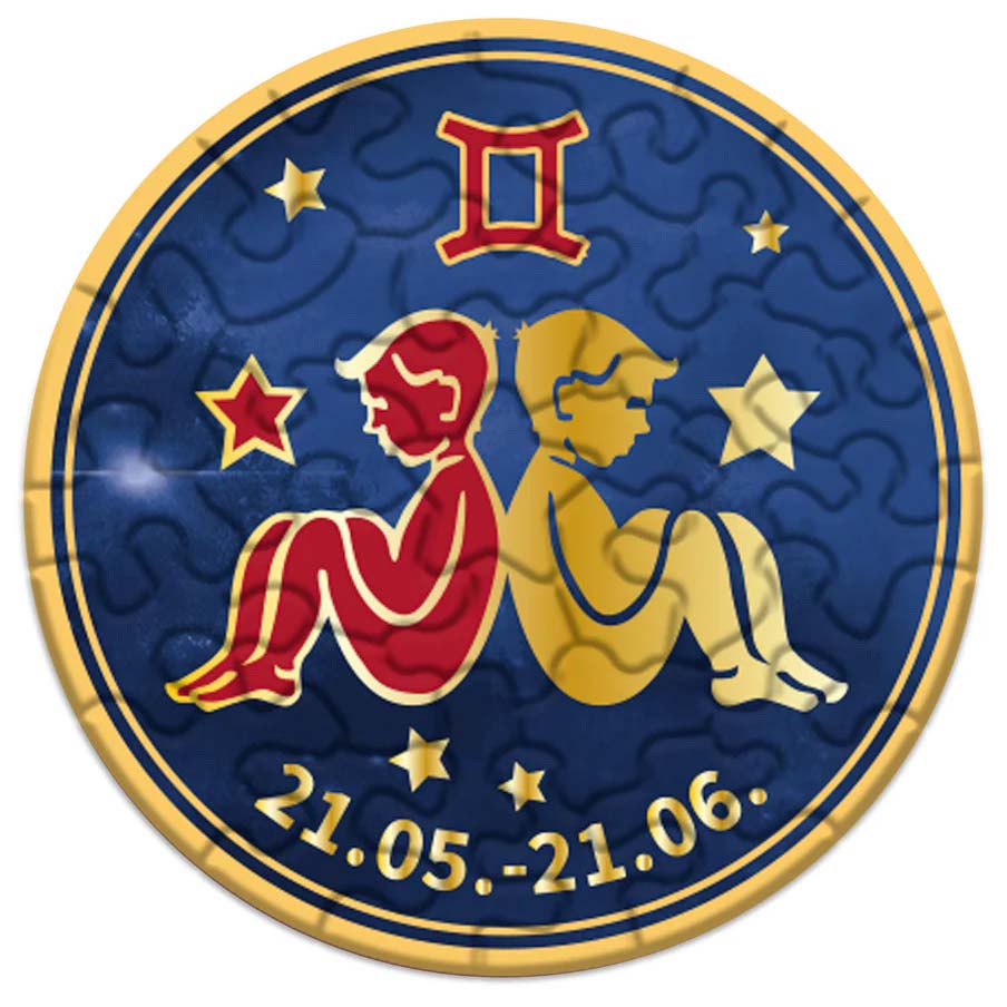 Sternzeichenpuzzle Zwilling
