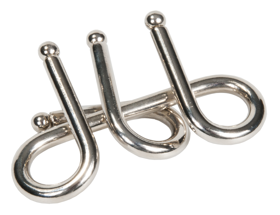 Metall-Geduldspiel "Doppelte Schlaufe"