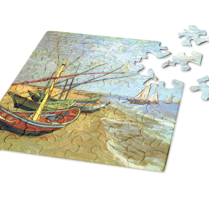 Puzzle Q "Art-03: Boote von Saintes-Maries"
