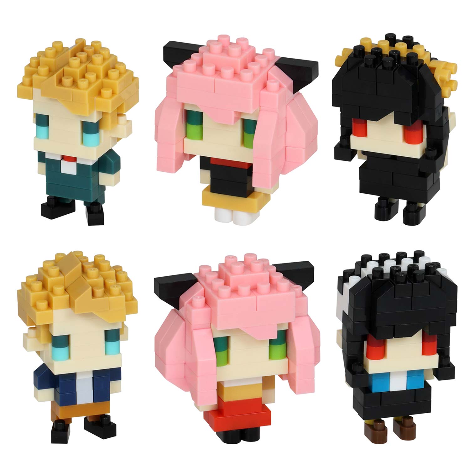 Nanoblock: Spy x Family Mininano (6 Figuren)