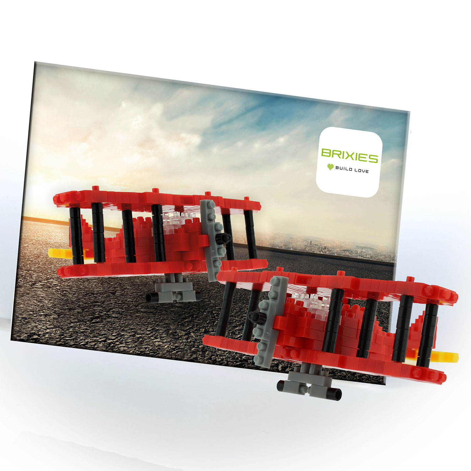 Brixies Postkarte Doppeldecker