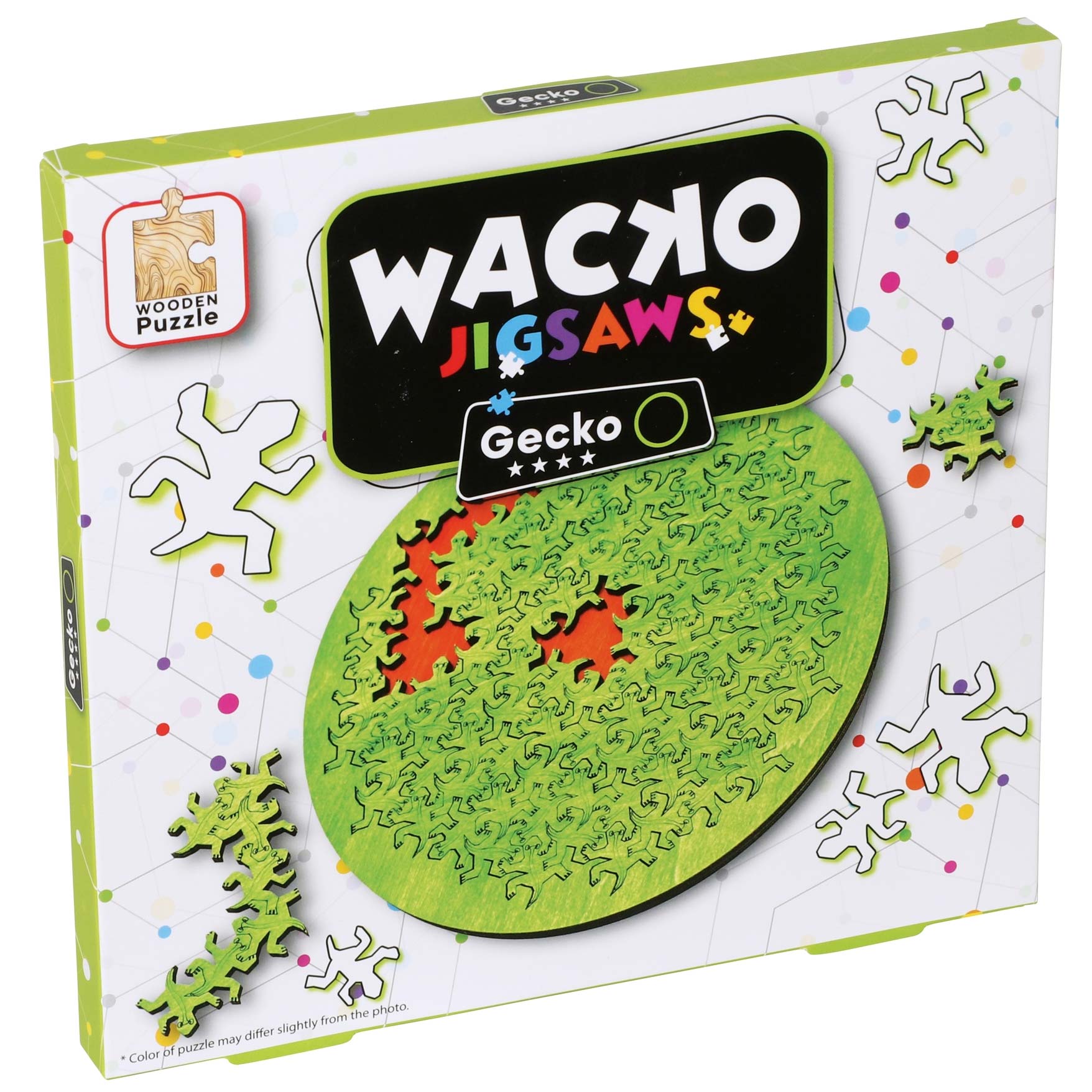 Wacko Jigsaw Puzzle Kreis (grün)