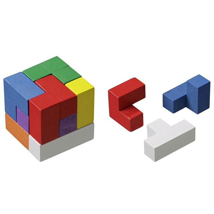 Soma-Würfel bunt