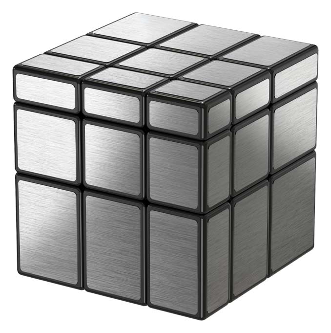 QiYi 3x3x3 Mirror S Cube Silber