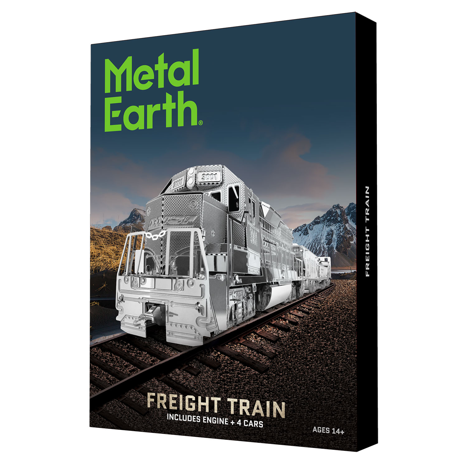Metal Earth: Freight Train Box Version
