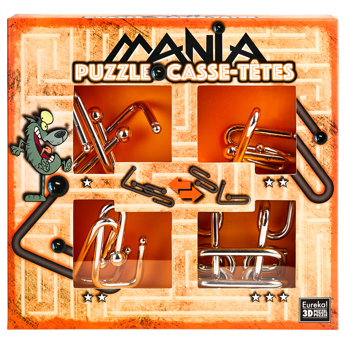 Puzzle Mania "Wolf" (orange)