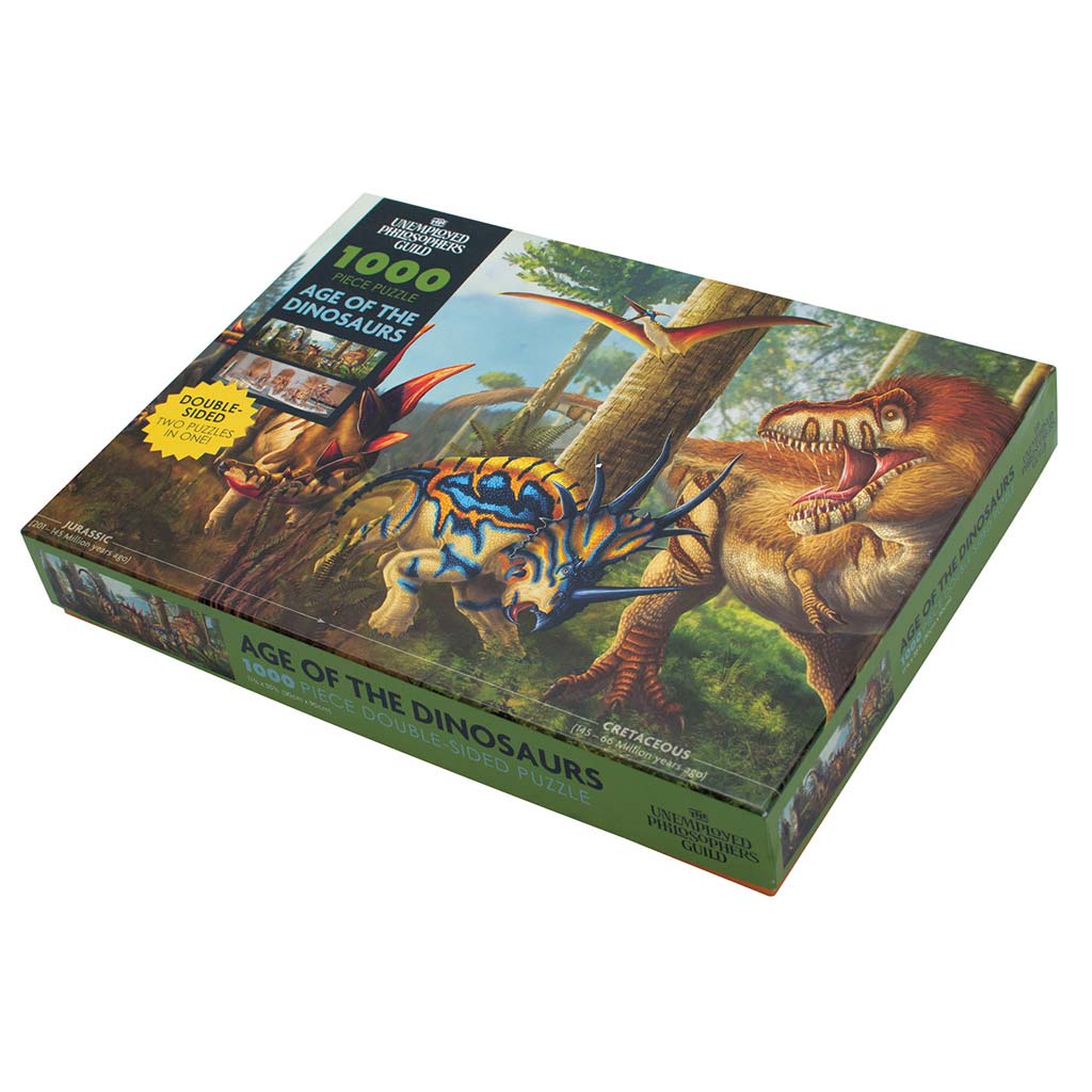 Zeitalter der Dinosaurier Puzzle (doppelseitig)
