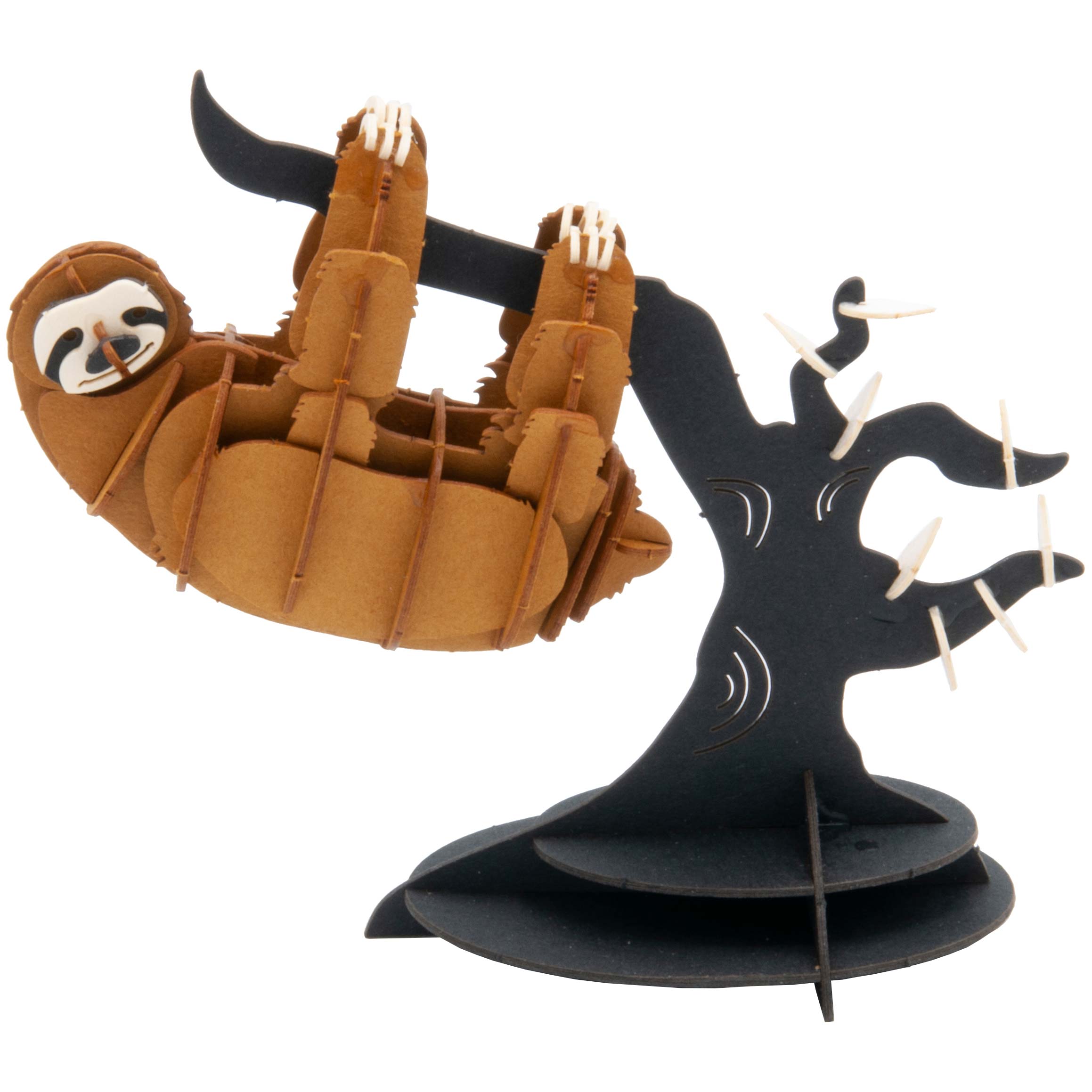 3D Papiermodell Faultier