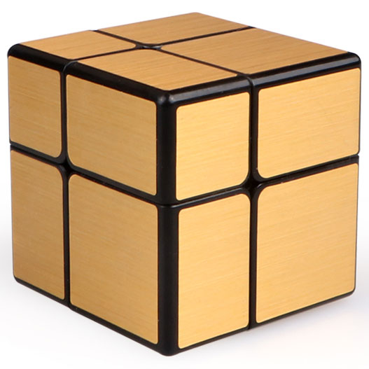 QiYi 2x2x2 Mirror Magic Cube Gold