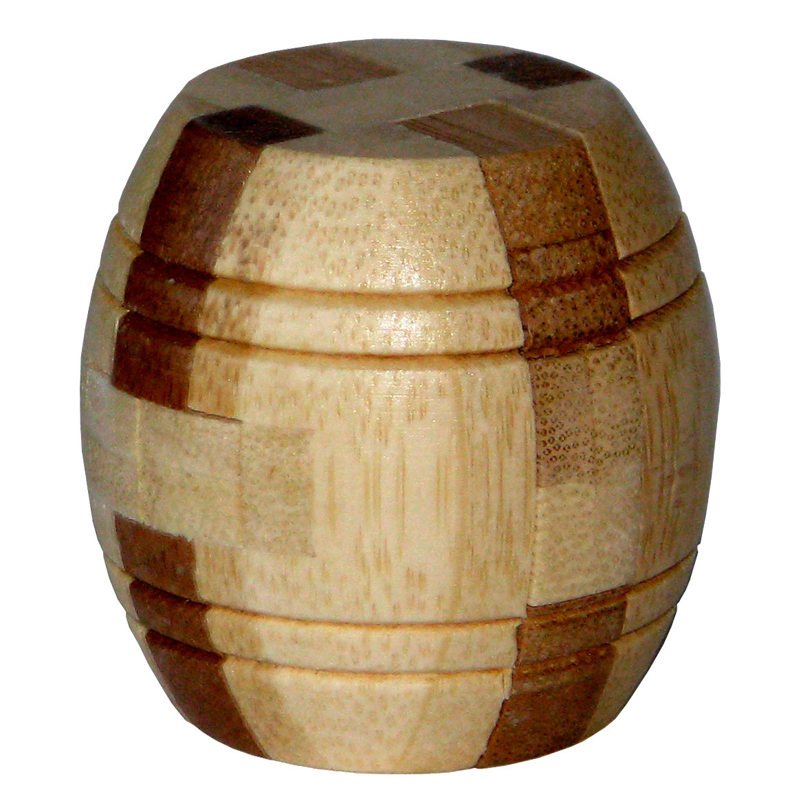 Kleines Bambus Puzzle "Barrel"