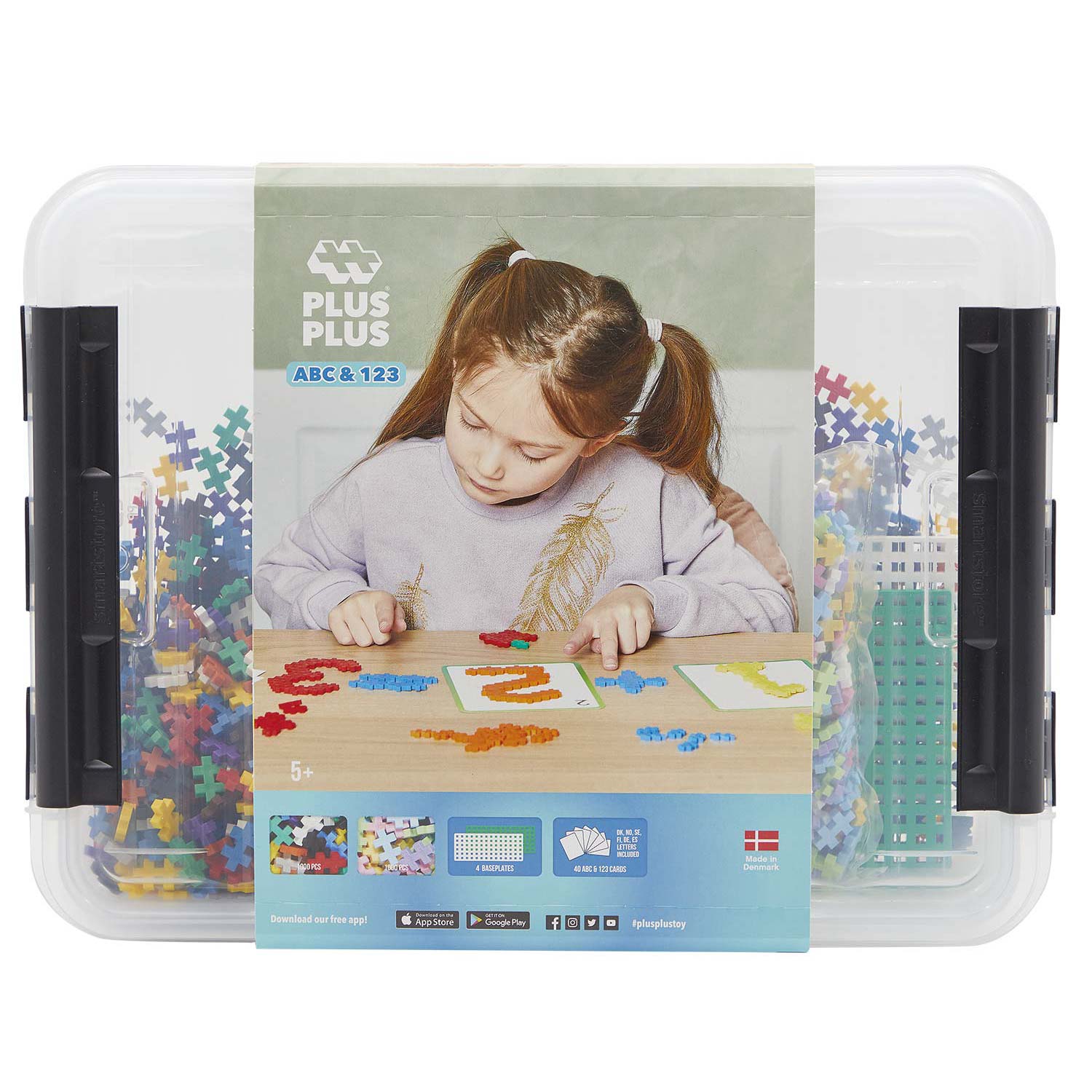 Plus-Plus Mini: Box ABC & 123 - 2000 Bausteine