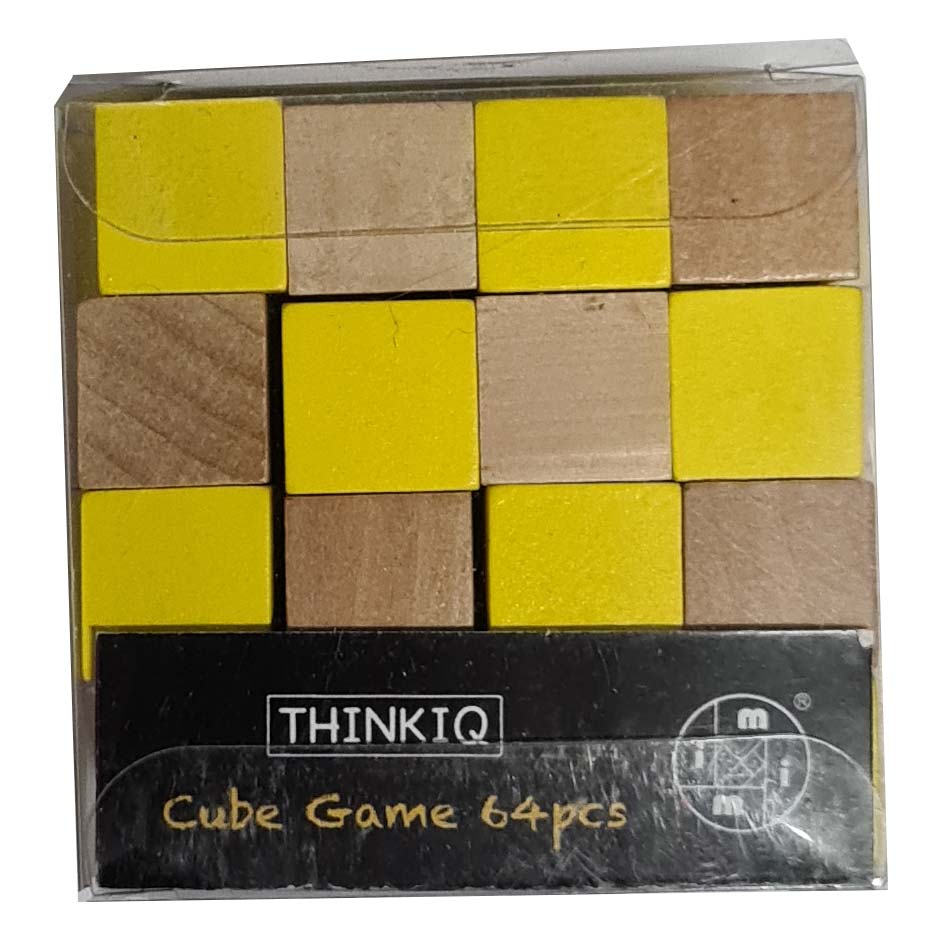 Cube Game 64 Pieces Gelb