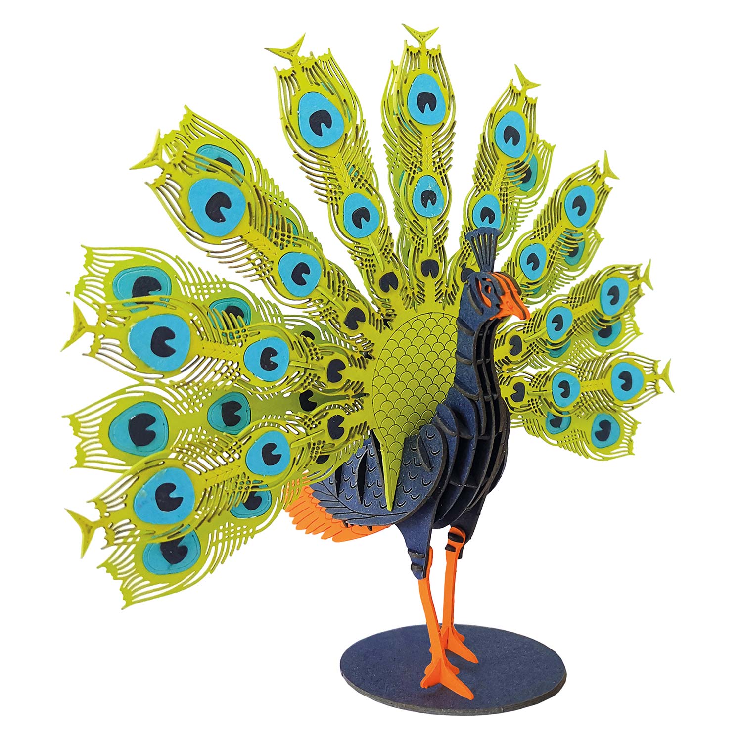 3D Papiermodell Pfau