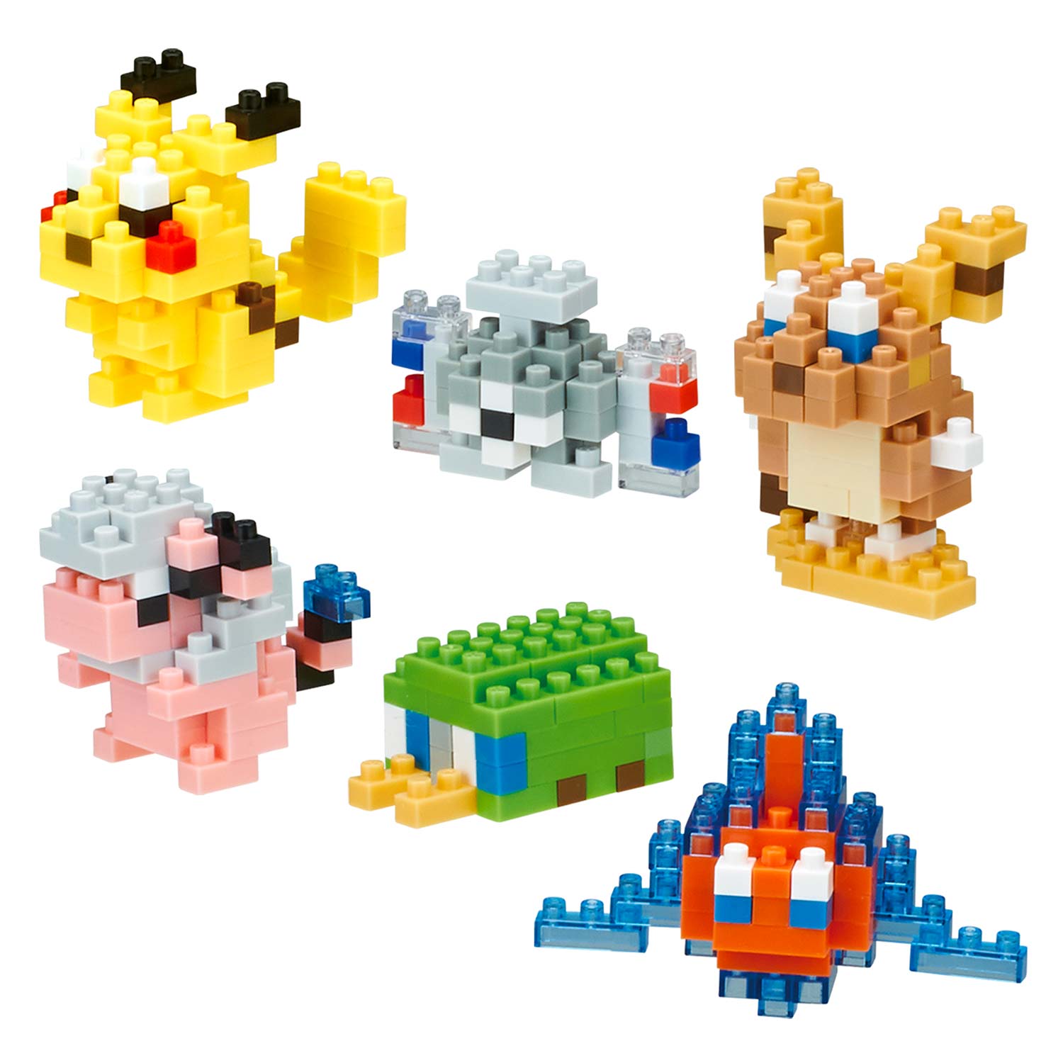 Nanoblock: Pokémon Electric Mininano (6 Figuren)