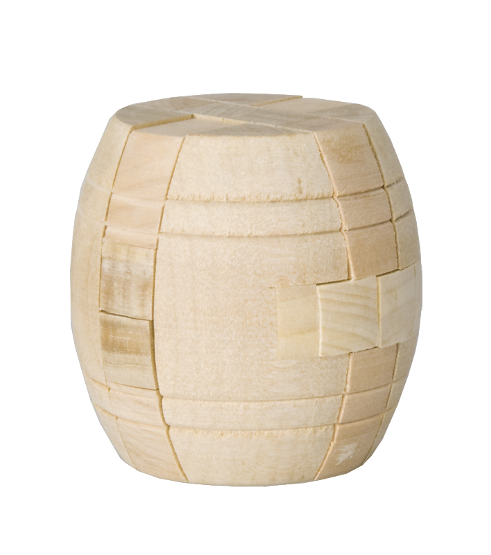 Holzpuzzle "Fass"