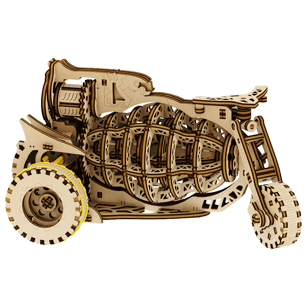 Mr. Playwood: Mechanical Machine "Starbike"