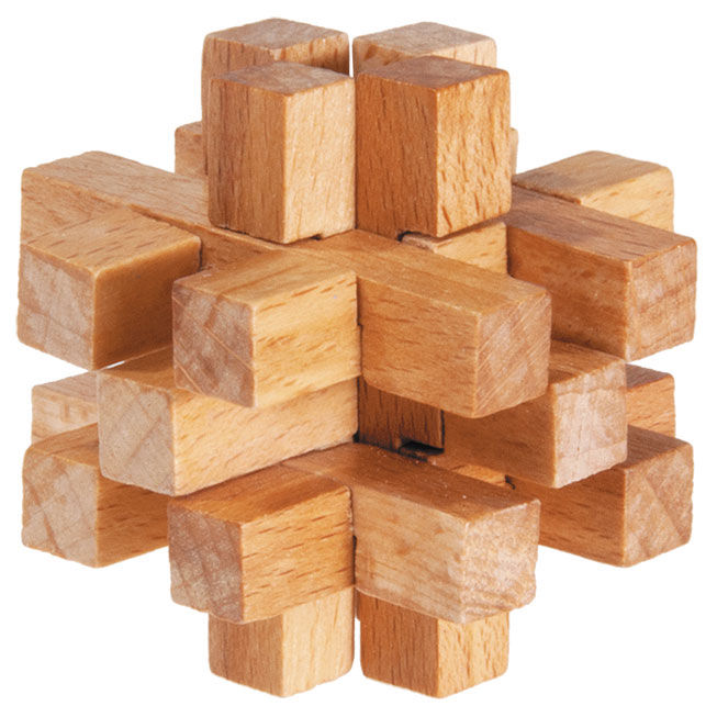Holzpuzzle "Vier zu Fünf"