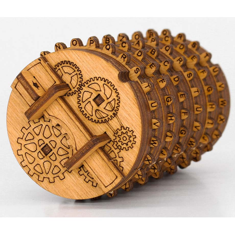 Kryptos - Cryptex Bausatz aus Holz