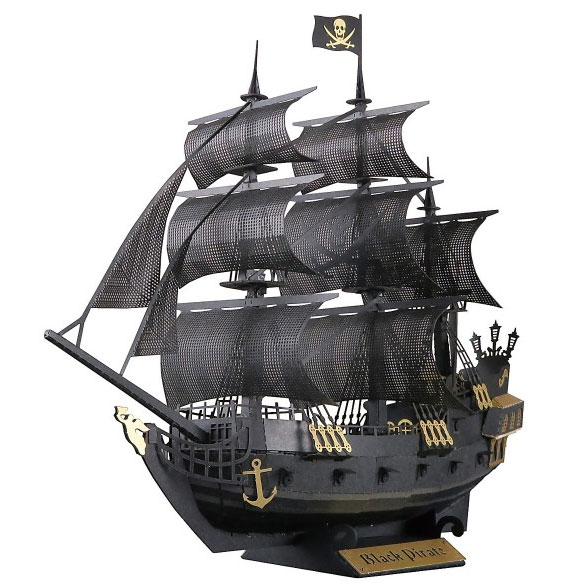 Papernano: Schwarzes Piratenschiff