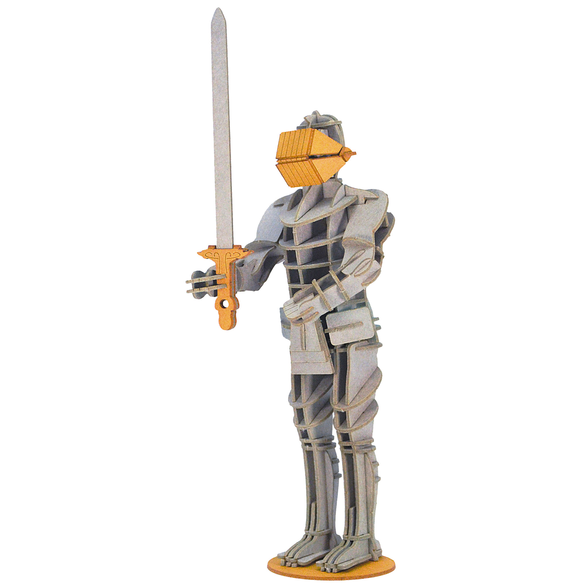 3D Papiermodell Ritter