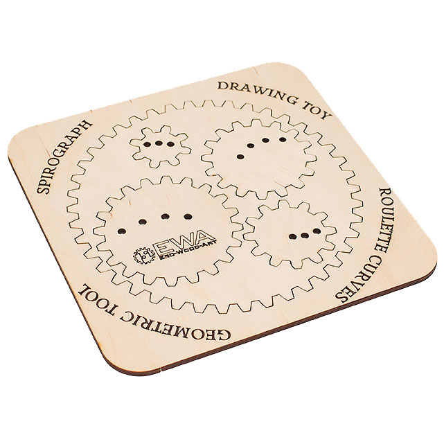 Eco Wood Art: Spirograph