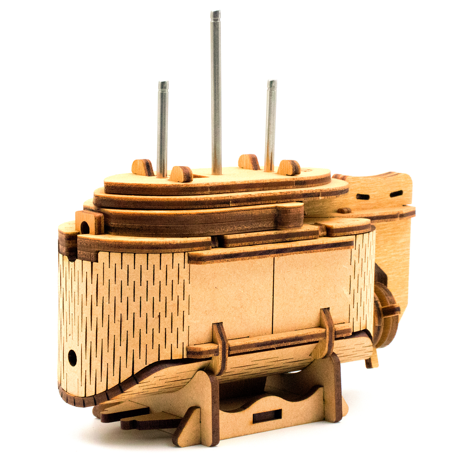 Tesla's Boat Puzzle Box