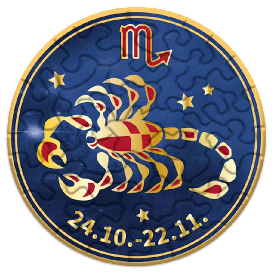 Sternzeichenpuzzle Skorpion