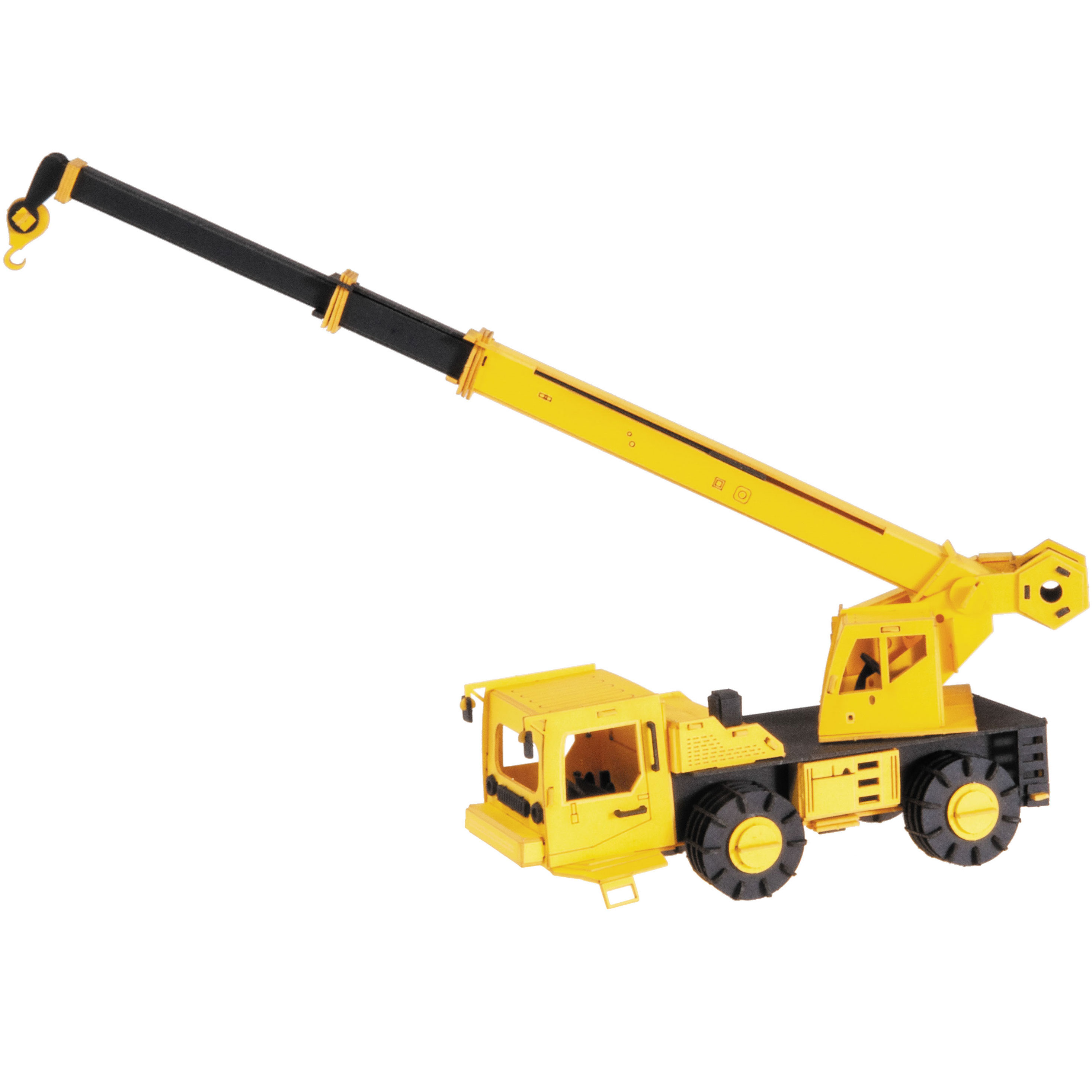 3D Papiermodell Kranwagen