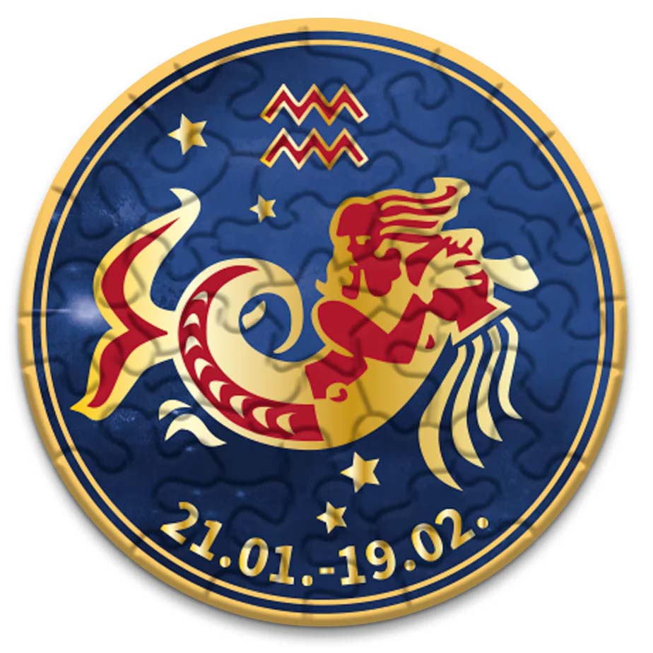 Sternzeichenpuzzle Wassermann