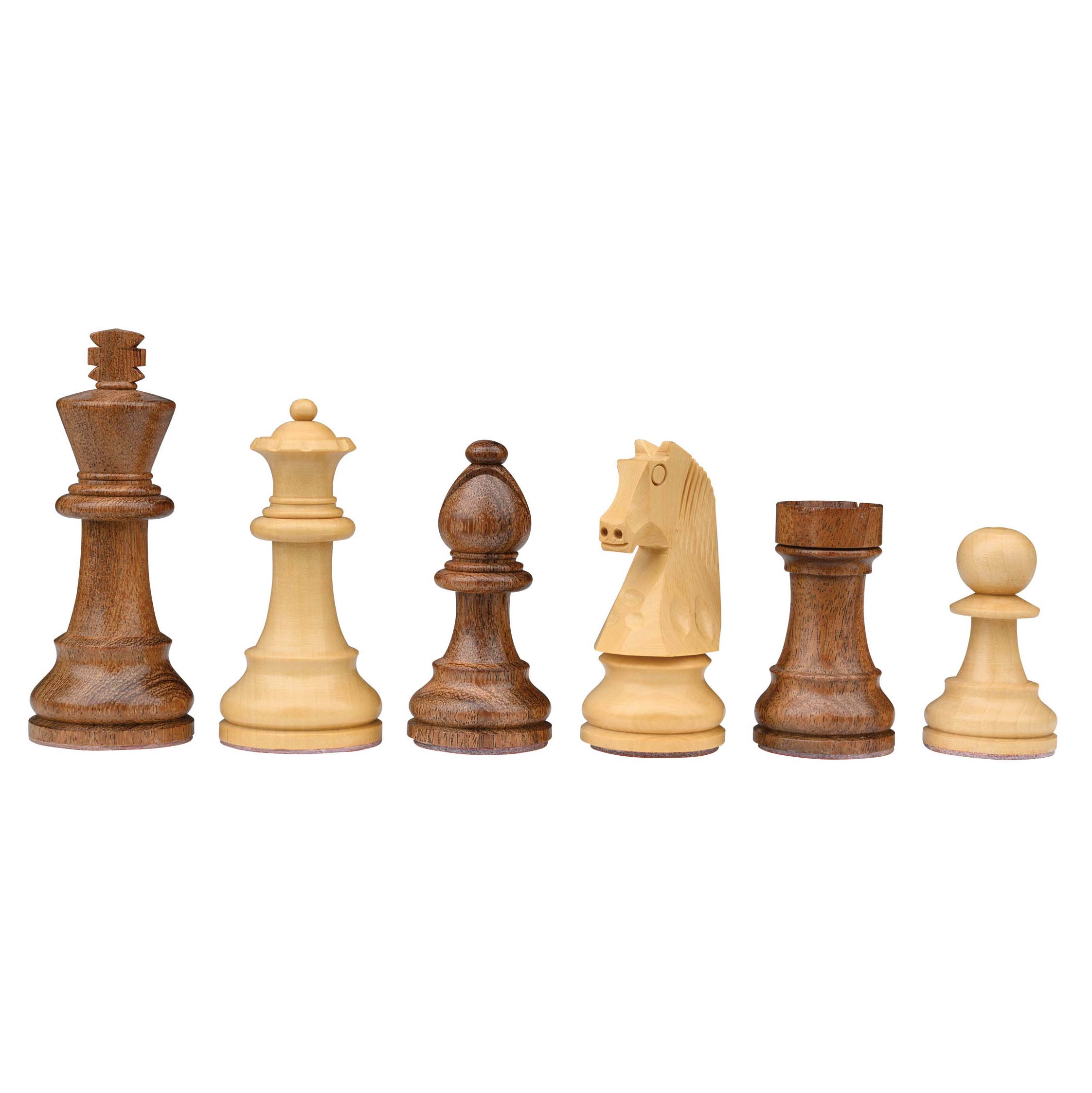 Schachfiguren Artus, Königshöhe 70 mm, gewichtet