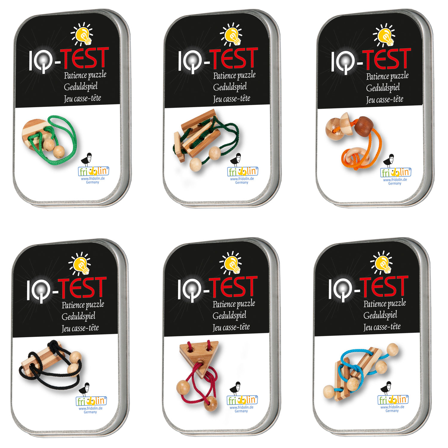 Seilpuzzle in der Dose Sparpaket