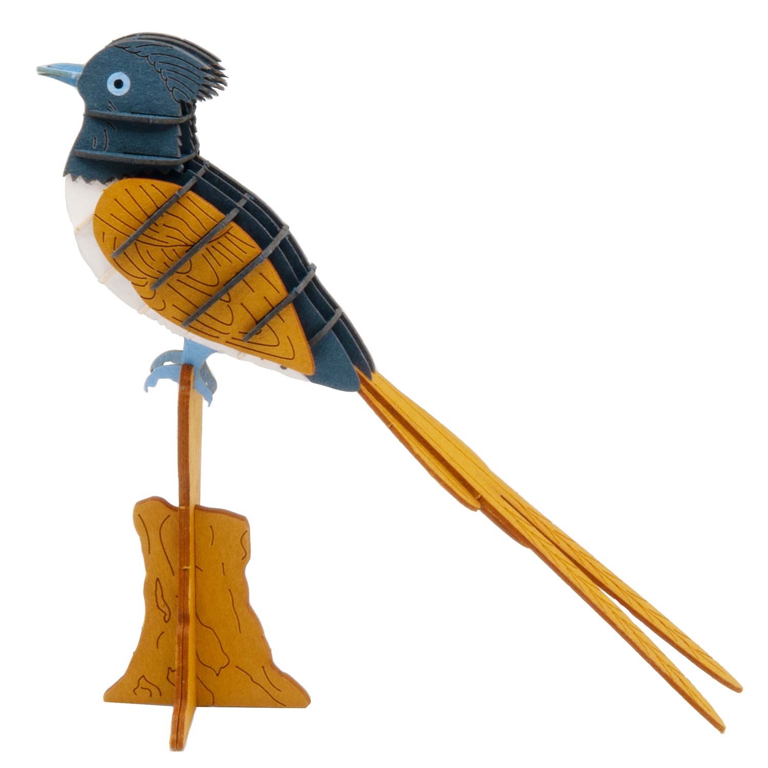 3D Papiermodell Paradiesvogel
