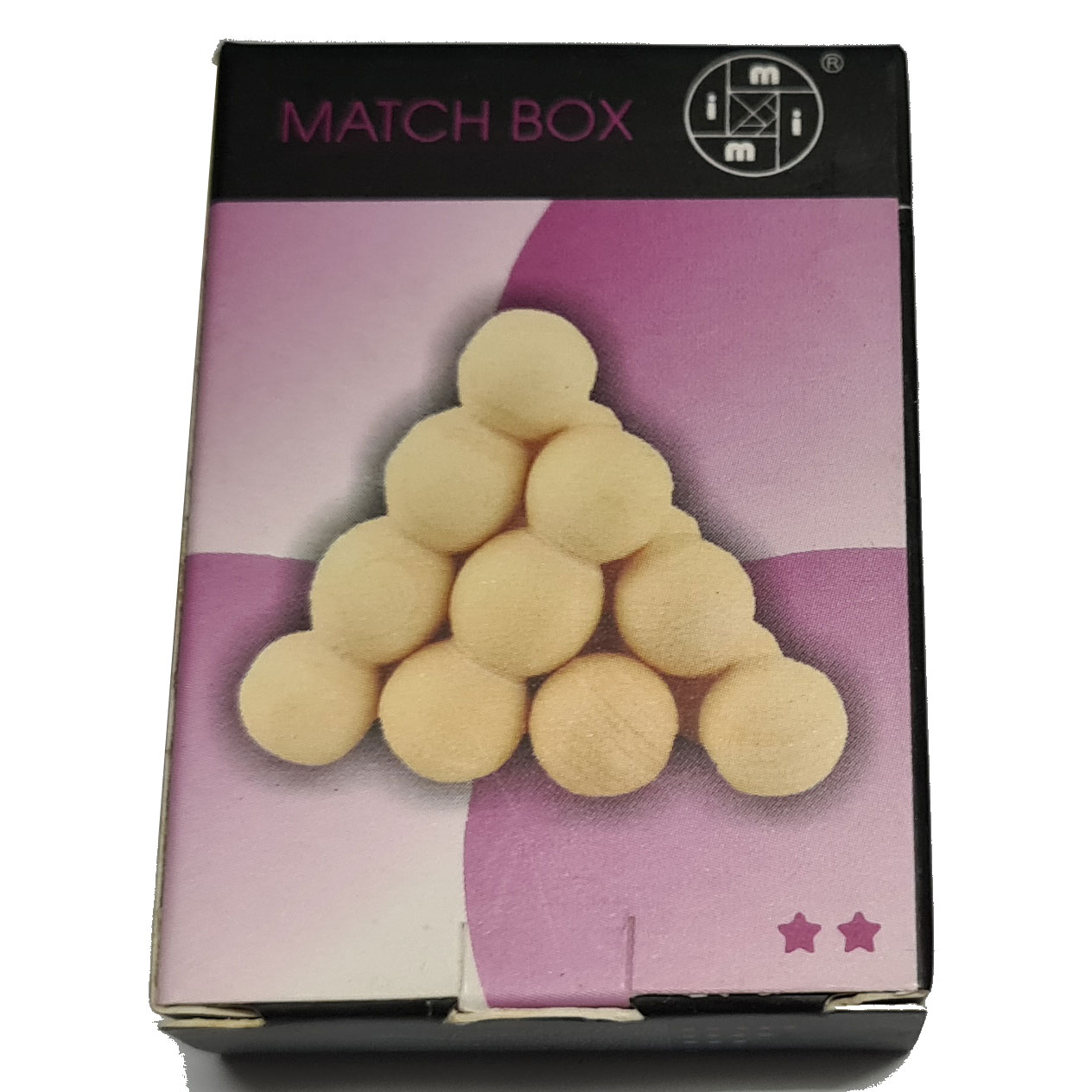 Match Box Puzzle Kugelpyramide