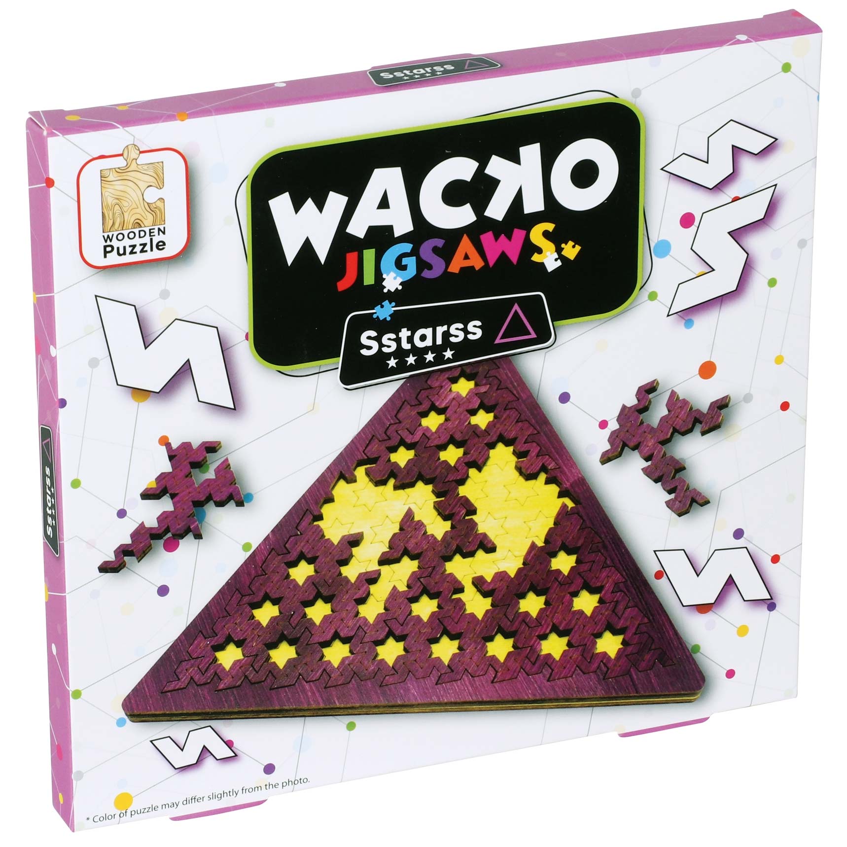 Wacko Jigsaw Puzzle Dreieck (lila)