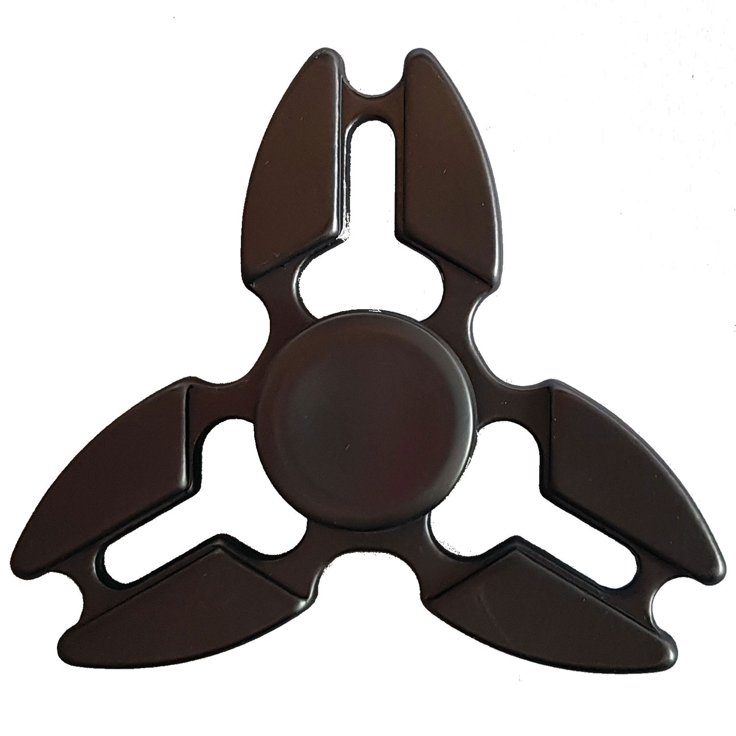 Metall FIdget Spinner "Tri Star" Schwarz