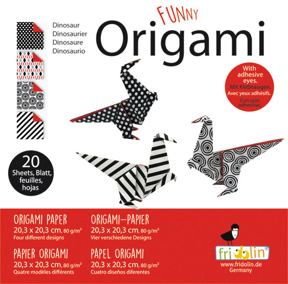 Funny Origami 20x20: Saurier