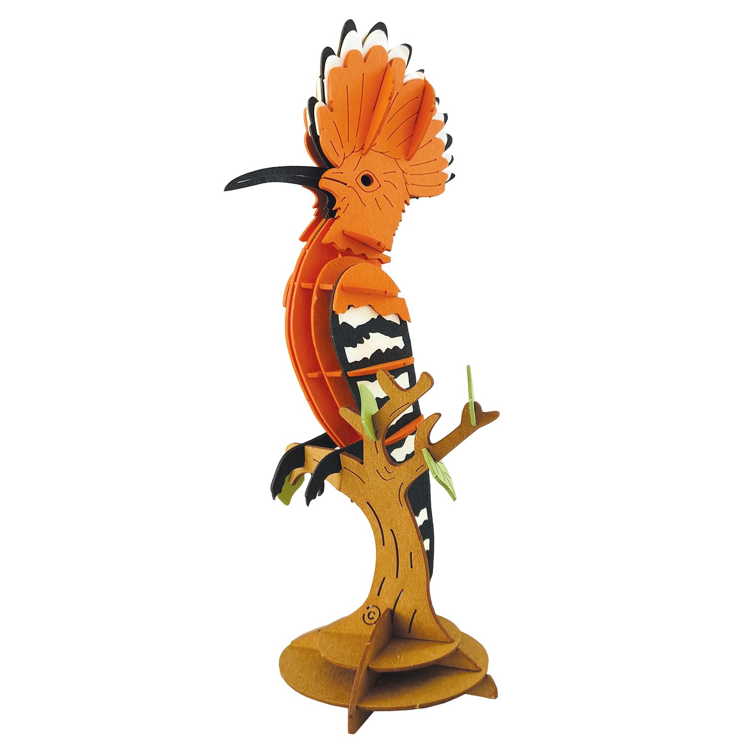 3D Papiermodell Wiedehopf