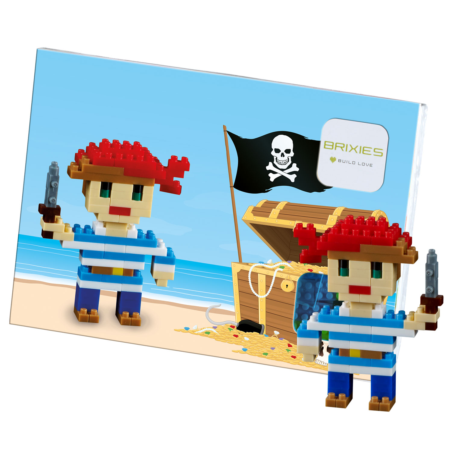 Brixies Postkarte Pirat