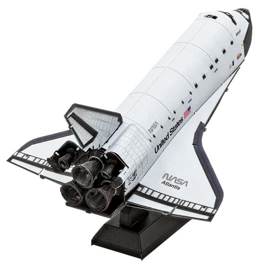 Metal Earth: Space Shuttle Atlantis (colored)