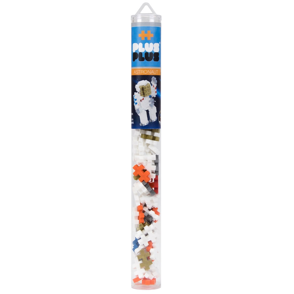 Plus-Plus Tube Mini: Astronaut - 100 Bausteine