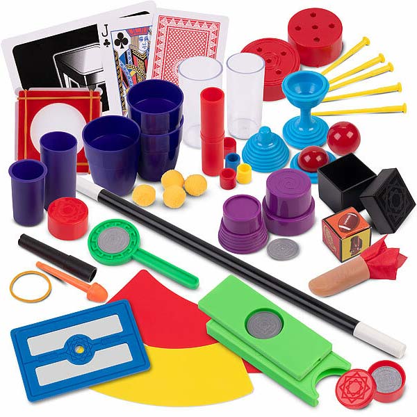 Kinder-Zauberkasten mit 74 tollen Zaubertricks und Zauberstab