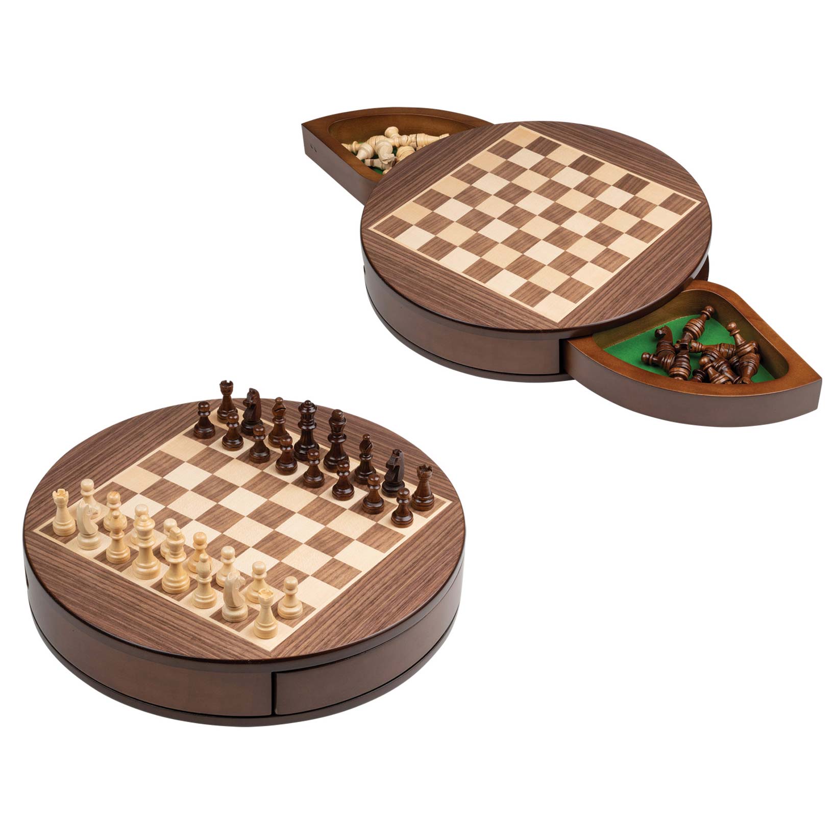 Schachkassette rund, Feld 25 mm, magnetisch