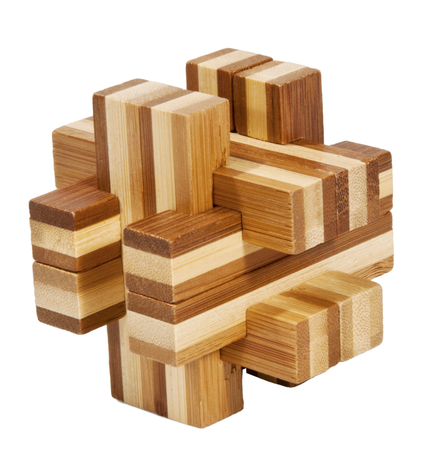 Bambuspuzzle "Balken Konstrukt"