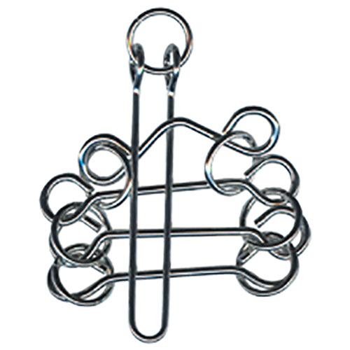 Metallpuzzle in der Dose "Doppelter Steg"