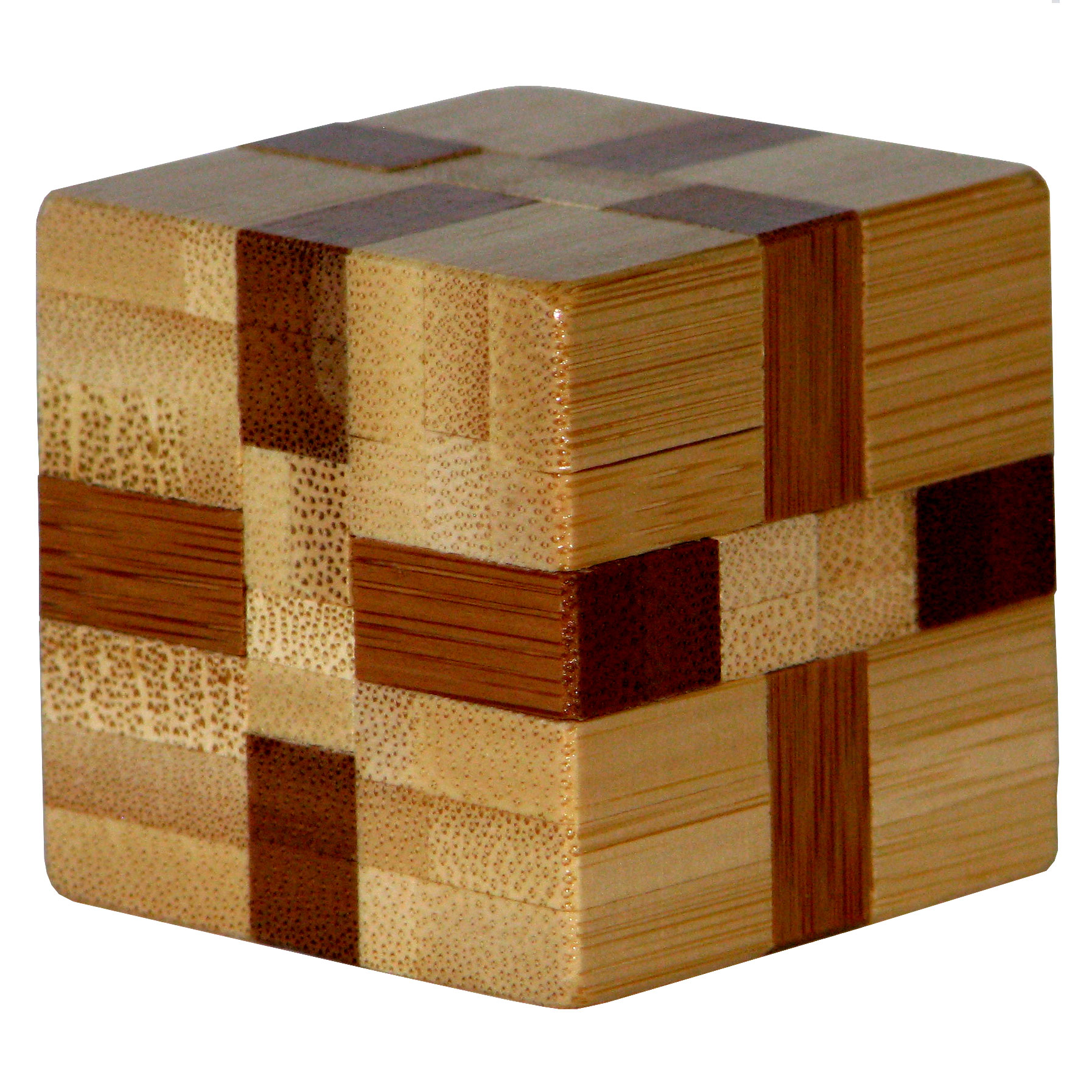 Kleines Bambus Puzzle "Cube"